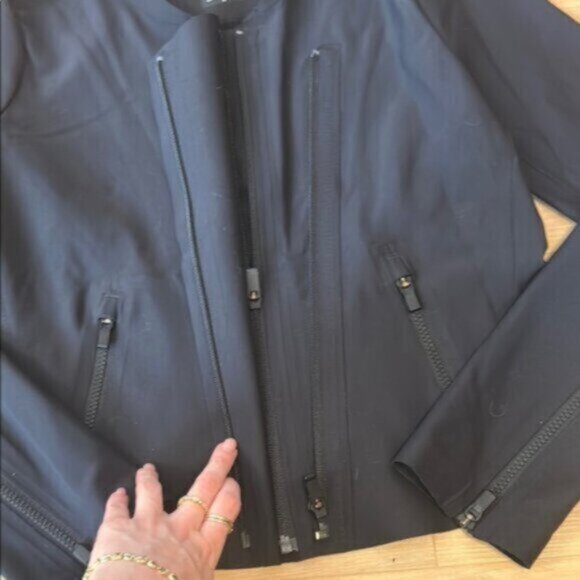 Athleta Stellar Black Jacket Blazer - Picture 3 of 6